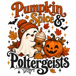 Pumpkin Spice & Potergeist - Merry & Macabre | Teevron